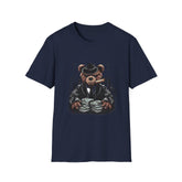 Gritty Urban Bear Unisex Softstyle Teddy T-Shirt - Cool and Trendy Streetwear