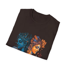 Devotional Printed T-Shirt - Artistic Nature Design