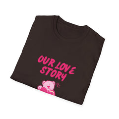 Cute Love Story Relatonship T-Shirt - Perfect for Couples