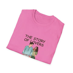 Love Story Unisex Softstyle Relatonship T-Shirt - Cute Couples Tee
