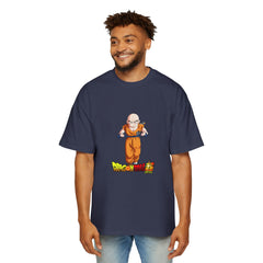 Dragon Ball Z Krillin Men's Heavy Oversized Tee - Comfortable Anime Shirt