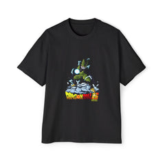 Men's Oversized Dragon Ball Tee - Retro Anime Graphic T-Shirt