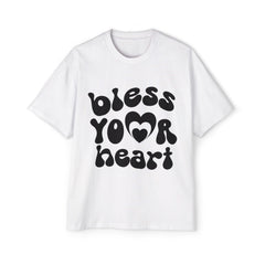 Men's Oversized T-Shirt - 'Bless Your Heart' Retro Graphic Tee