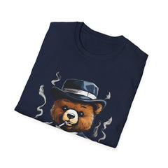 Gentleman Bear Graphic Teddy T-Shirt - Fun and Stylish Unisex Tee