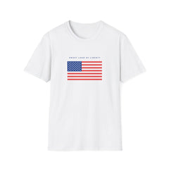 Unisex Softstyle Girls T-Shirt - Sweet Land of Liberty Graphic Tee