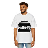 Groovy Men's Heavy Oversized Tee - Retro Style Casual T-Shirt