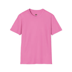 Vibrant Pink Unisex Softstyle Plain T-Shirt - Perfect for Everyday Casual Wear