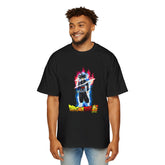 Dragon Ball Z Men's Heavy Oversized Tee - Anime Graphic Tee for Fans