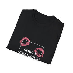 Kiss Print Unisex Softstyle Girls T-Shirt - Trendy & Playful Fashion