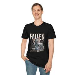 Fallen Angel Graphic Girls T-Shirt - Stand Tall and Acceptable - Unisex Softstyle Tee for Art Lovers & Trendsetters