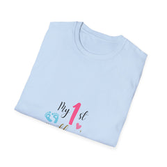 My 1st Mother's Day Parents T-Shirt - Unisex Softstyle Tee for New Moms