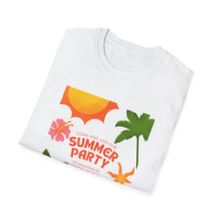 Summer Party Unisex Softstyle T-Shirt - Tropical Vibes