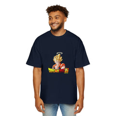 Dragon Ball Z Men's Oversized Tee - Funky Graphic T-Shirt for Anime Fans