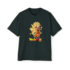 Dragon Ball Z Super Saiyan Men's Oversized Tee - Anime Graphic Tee for Fans