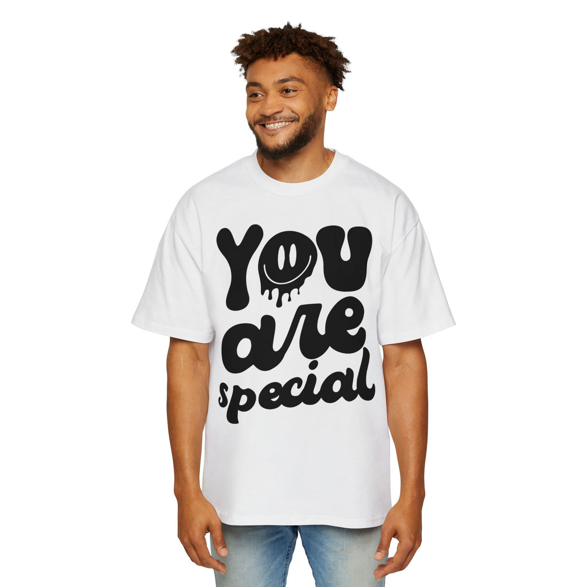 You Are Special Men's Heavy Oversized Tee - Casual Streetwear T-Shirt