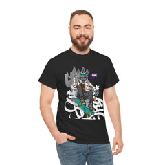 Urban Rabbit Skater--Printed Graffiti