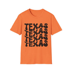 Texas Printed English quotes Graphic Unisex Softstyle T-Shirt - Stylish Casual Wear for Texas Lovers