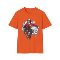 Skater Vibe Graffiti Unisex Softstyle T-Shirt – Cool Graphic Tee for Skateboarding Enthusiasts