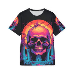 Vibrant Skull Graphic Sports Premium Jersey for Men - Bold Design for Game Days