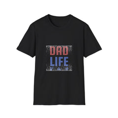 Dad Life Unisex Softstyle Parents T-Shirt - Perfect Gift for Father's Day