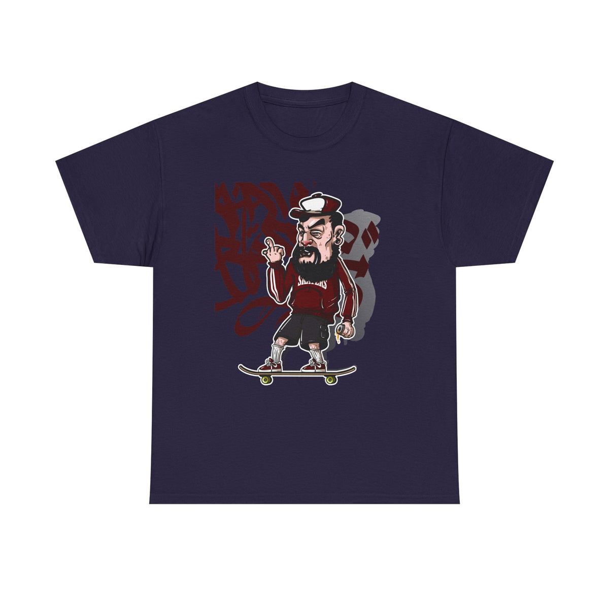 Rebel Skater--Printed Graffiti