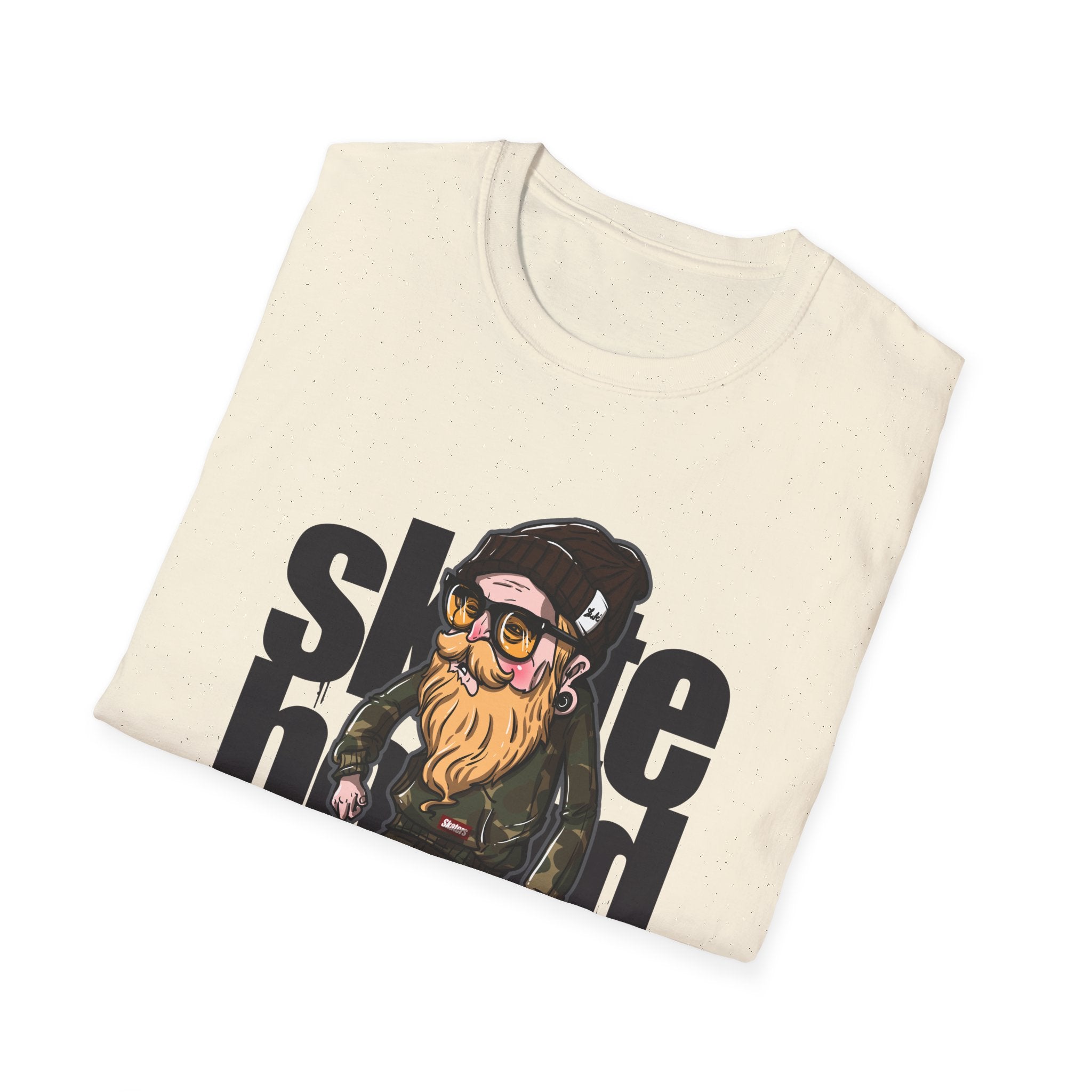 Skateboarder Graffiti Graphic Unisex Softstyle T-Shirt - Perfect for Skate Lovers