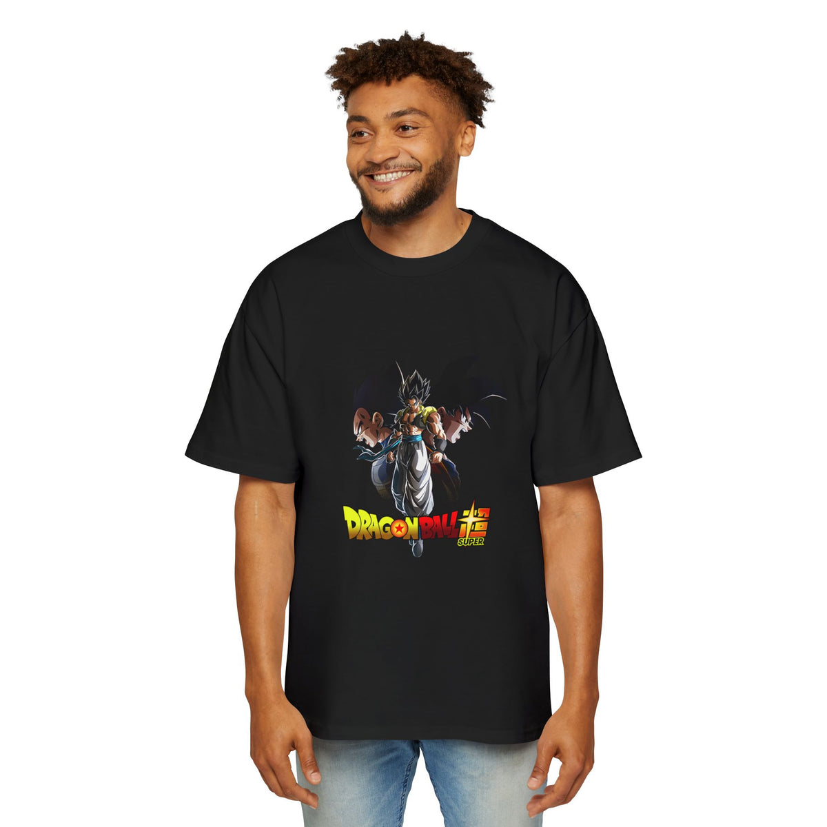 Dragon Ball Super Men's Heavy Oversized Tee - Perfect for Fans
