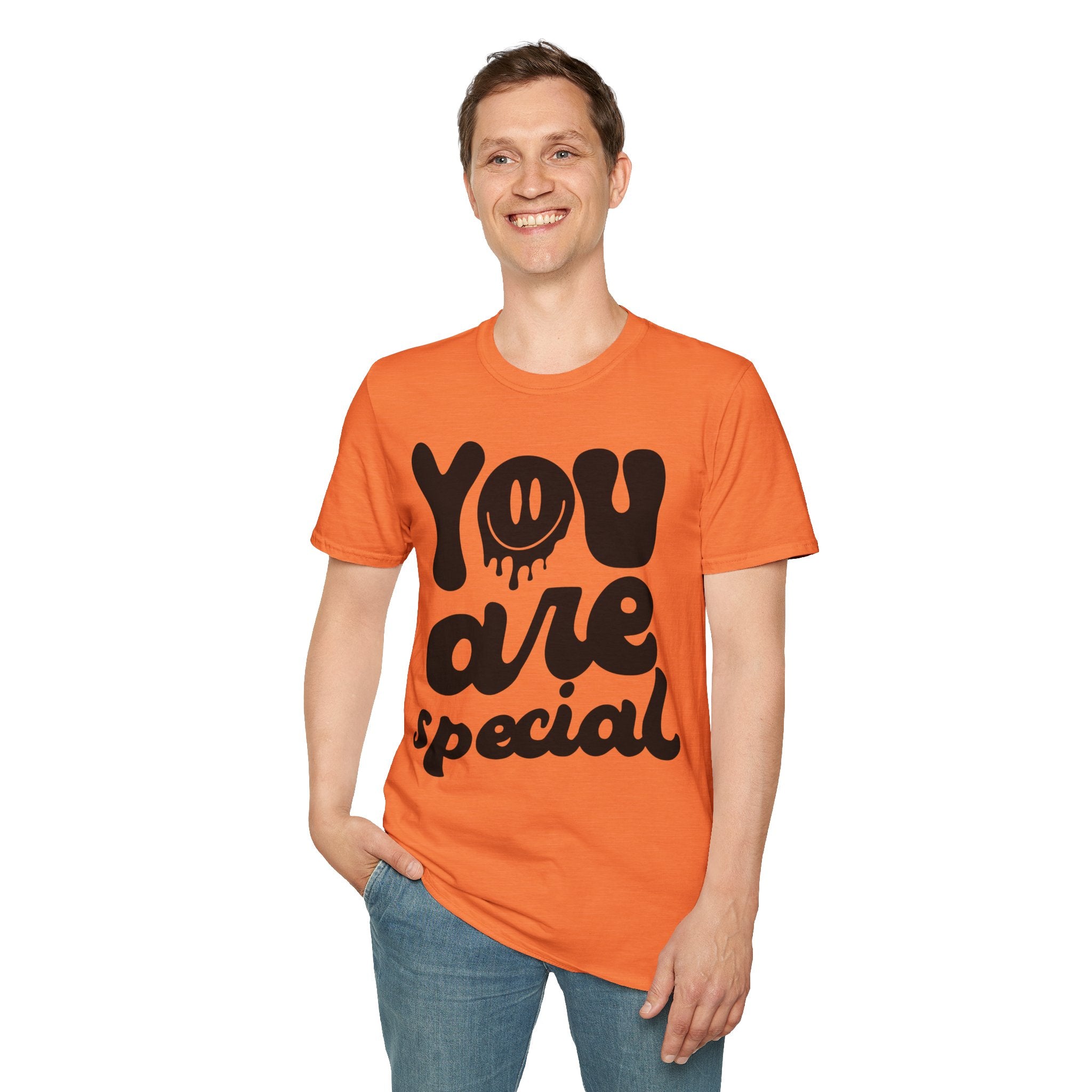 You Are Special Printed English quotes Unisex Softstyle T-Shirt - Cute Gift for Friends & Family