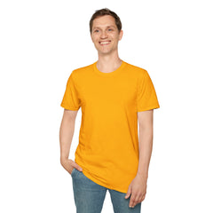 Bright Yellow Unisex Softstyle Plain T-Shirt - Perfect for Casual Days & Celebrations
