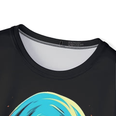Men's Sports Premium Jersey - Grim Reaper Flame Design, Perfect for Sports and Halloween!