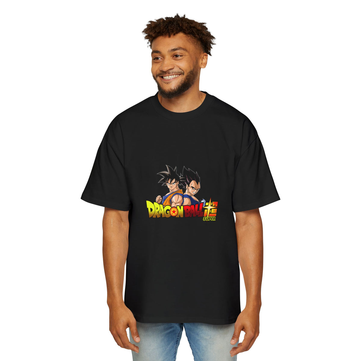 Dragon Ball Z Heavy Oversized Tee for Men - Casual Anime T-Shirt