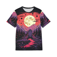 Men's Sports Premium Jersey - Gothic Moonlit Adventure Design