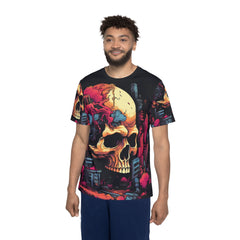 Skull Urban Sports Premium Jersey - Bold Graphic Tee for Men