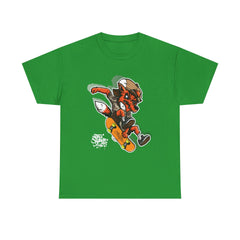 Rad Fox Skater--Printed Graffiti