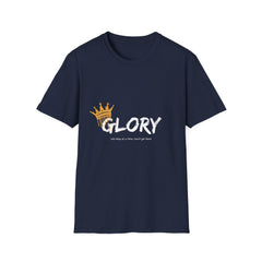 Crowned Drip Unisex Softstyle Girls T-Shirt - Casual Cool for Everyday Wear