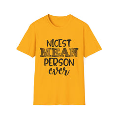 Unisex Softstyle Printed English quotes T-Shirt
