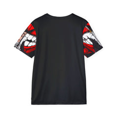 Men's Sports Premium Jersey with Bold Red Design - Perfect for Gamers & Anime Fans