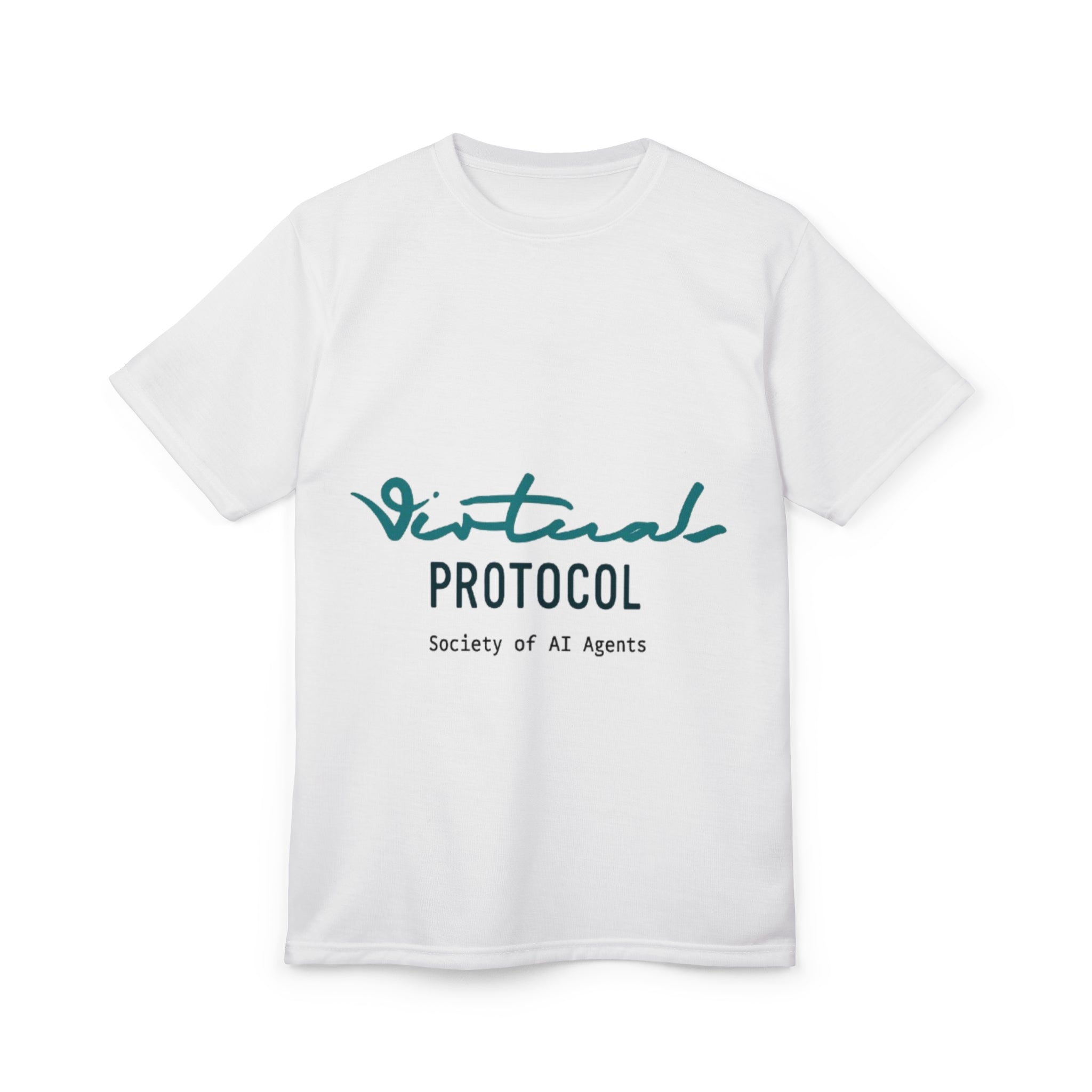 Virtual Protocol Unisex Tee, AI Agents Shirt, Tech Fashion, Geeky Gift, Casual Wear, Unique Graphic Tee
