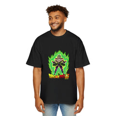 Dragon Ball Z Men's Heavy Oversized Tee - Retro Graphic Tee for Anime Fans