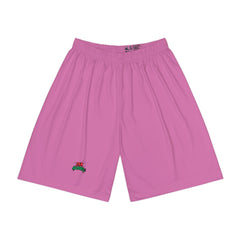Men’s Pink Sports Shorts - Comfortable Athletic Wear for Everyday Activities
