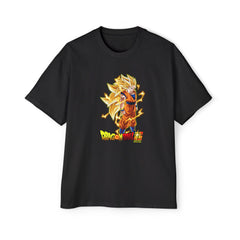 Dragon Ball Z Super Saiyan Men's Oversized Tee - Anime Graphic Tee for Fans