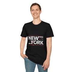 New York 2024 Unisex Softstyle Girls T-Shirt - Vintage Graphic Tee