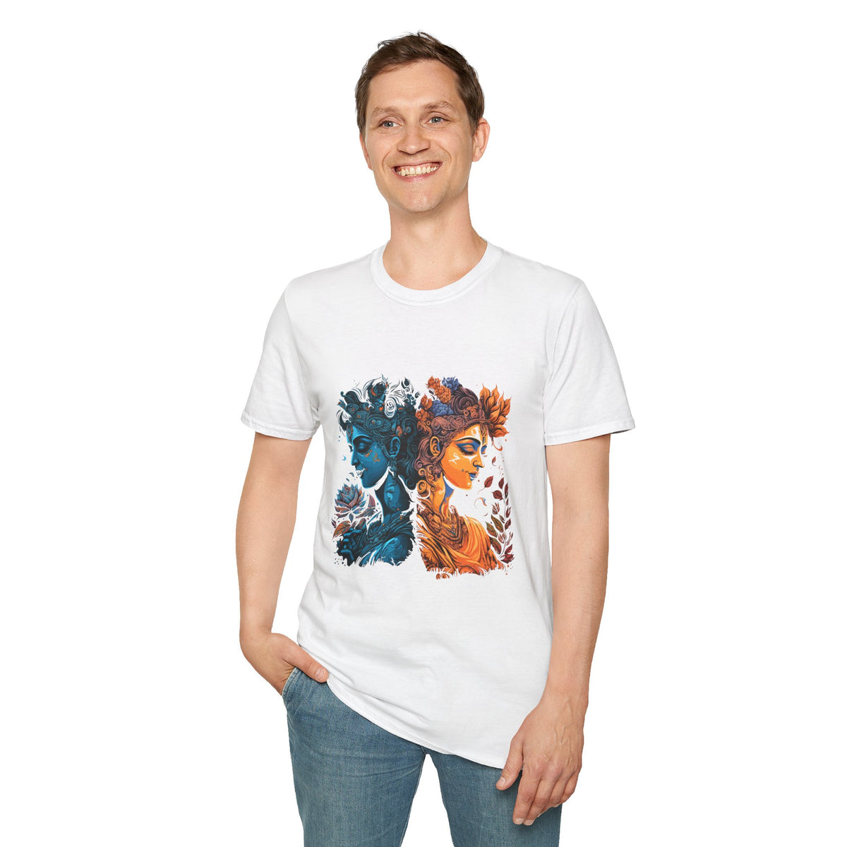 Devotional  Printed T-Shirt - Artistic Nature Design