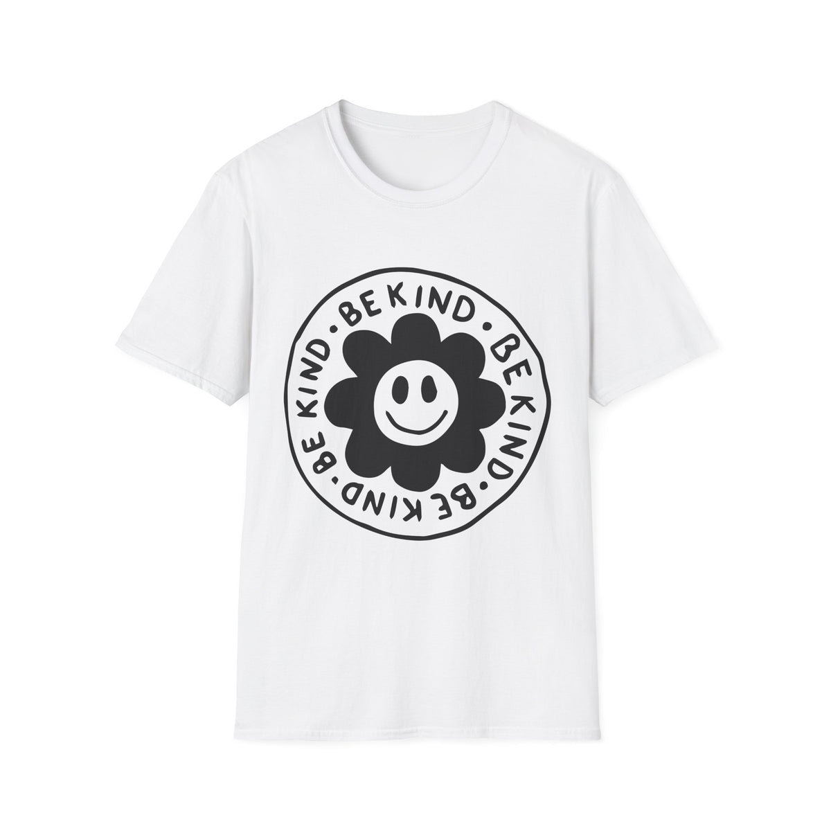 Be Kind Printed English quotes  Unisex Softstyle T-Shirt - Positive Vibe Graphic Tee