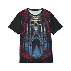 Men's Graphic Sports Premium Jersey - Gothic Skull Design