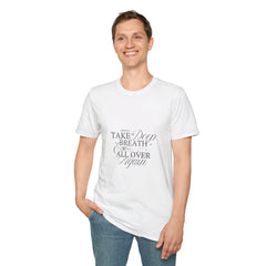 Unisex Softstyle Girls T-Shirt - "Take a Deep Breath" Inspirational Tee