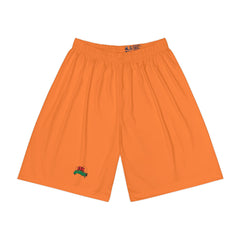 Men's Orange Sports Shorts for Active Lifestyle & Summer Fun
