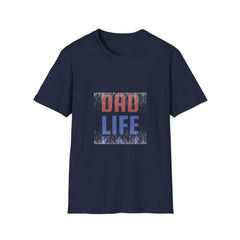 Dad Life Unisex Softstyle Parents T-Shirt - Perfect Gift for Father's Day