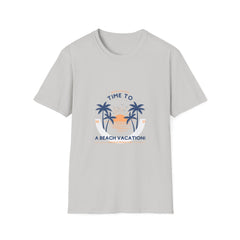 Beach Vacation Unisex Softstyle Summer T-Shirt - Perfect for Summer Getaways