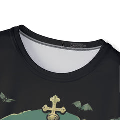 Men's Sports Premium Jersey - Gothic Skull Design for Fearless Athletes